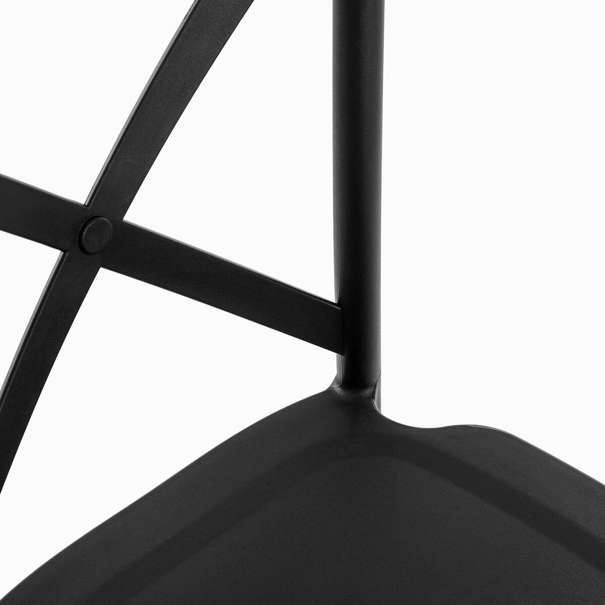 Scaun Versa Negru 43 x 88 x 43 cm (4 Unități)